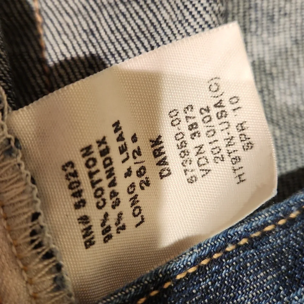 ❤ GAP LONG & LEAN BOOTCUT TROUSER LEG JEANS, 2A (26 ANKLE / 26 SHORT) - Picture 4 of 7